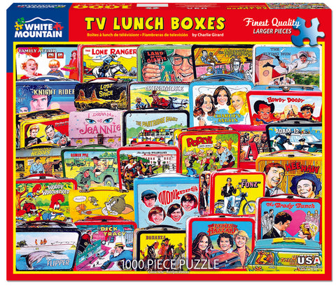 1000 Piece Jigsaw Puzzle  TV Lunch Boxes