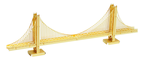 Metal Earth-Golden Gate Bridge-Gold