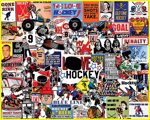 1000 Pc Puzzle- I Love Hockey