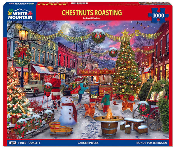 1000 Pc Puzzle- Chestnuts Roasting