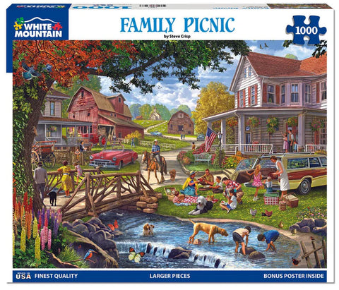 1000 Pc Puzzle - Family Picnic
