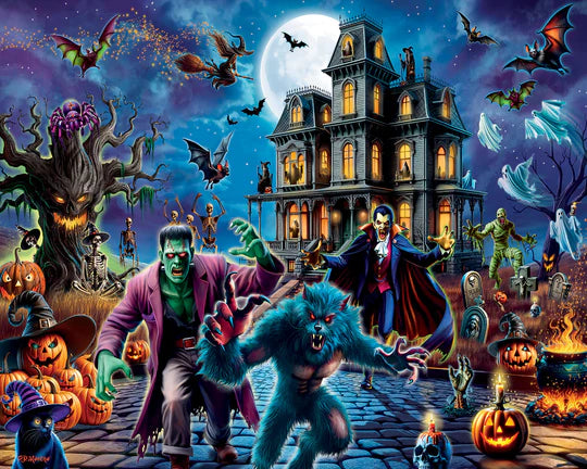 1000 Pc Puzzle-Halloween Horror