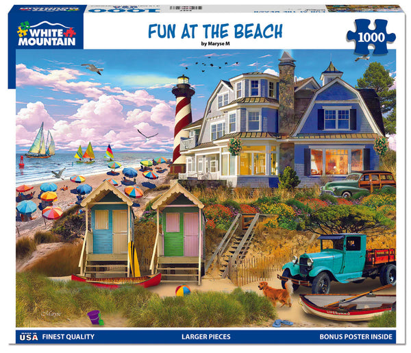 1000 Pc Puzzle-Fun At The Beach