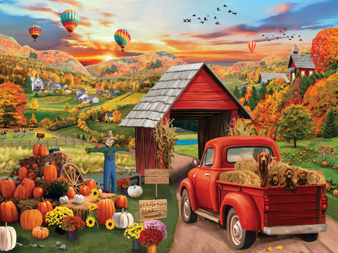 500 Pc Puzzle-Harvest Market