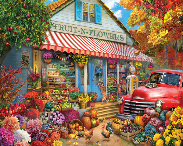 1000 Pc Puzzle-Fruit-N-Flowers