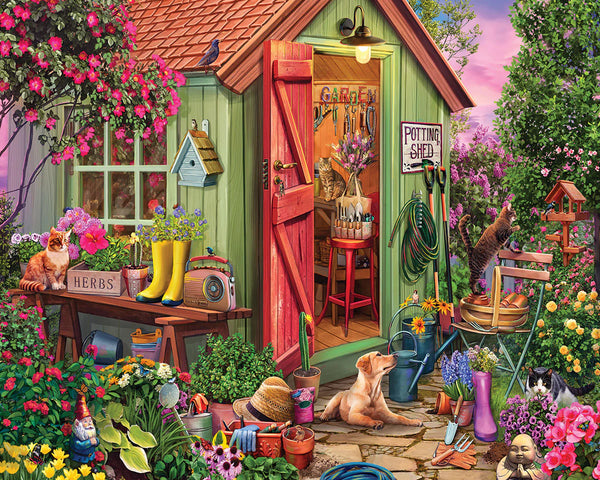 1000 Pc Puzzle-Potting Shed
