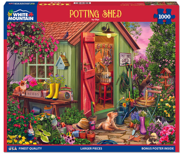 1000 Pc Puzzle-Potting Shed
