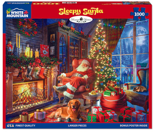 1000 Pc Puzzle Sleepy Santa