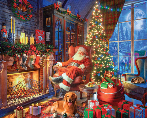 1000 Pc Puzzle Sleepy Santa