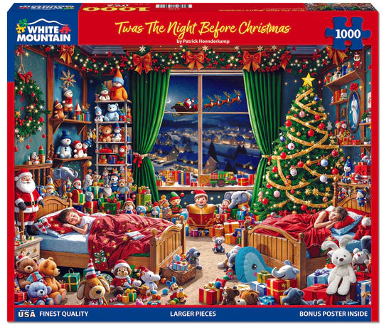 1000 Pc Puzzle Twas The Night Before Christmas
