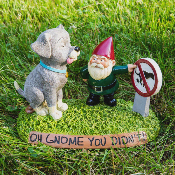 Bad Dog Garden Gnome