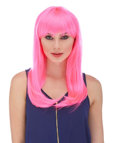 Classy Wig- Hot Pink