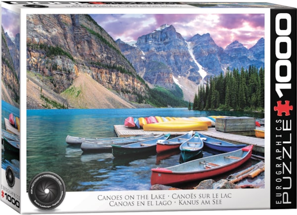 1000 Pc Puzzle-Canoes on the Lake