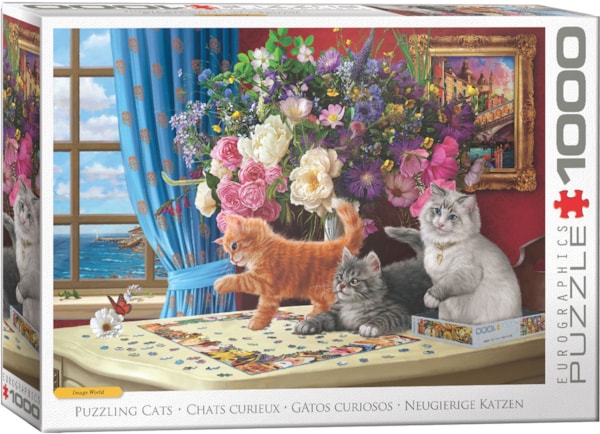 1000 Pc Puzzle-Puzzling Cats