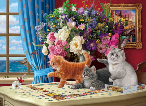 1000 Pc Puzzle-Puzzling Cats