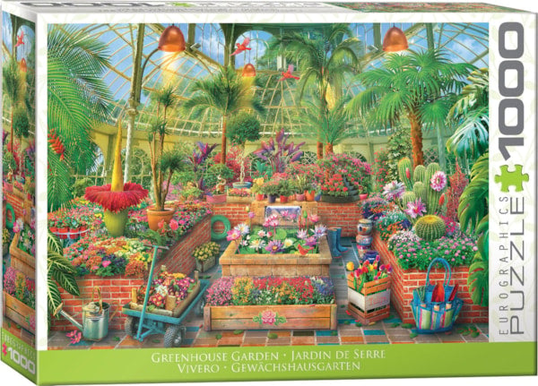1000 Pc Puzzle-Greenhouse Garden