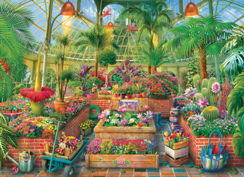1000 Pc Puzzle-Greenhouse Garden