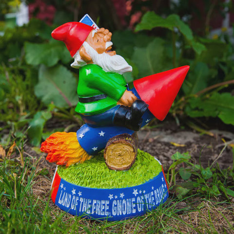 The Star N Stripes Garden Gnome