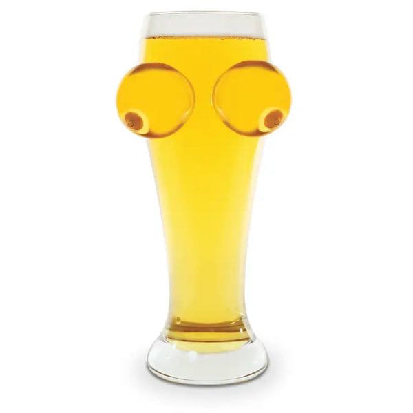 Boobies & Brewskis Beer Glass