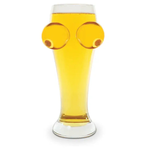 Boobies & Brewskis Beer Glass