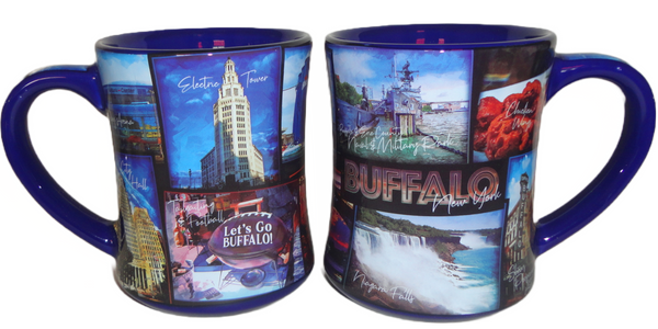 Ceramic Mug- Buffalo Sketchcard Art