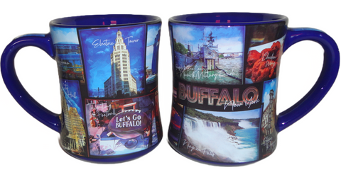 Ceramic Mug- Buffalo Sketchcard Art