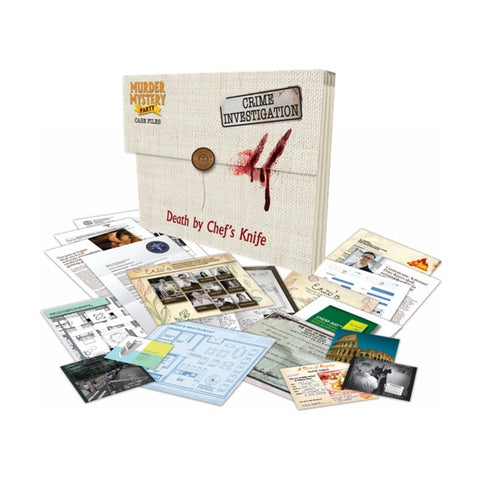 Murder Mystery Case File-Death By Chef's Knife