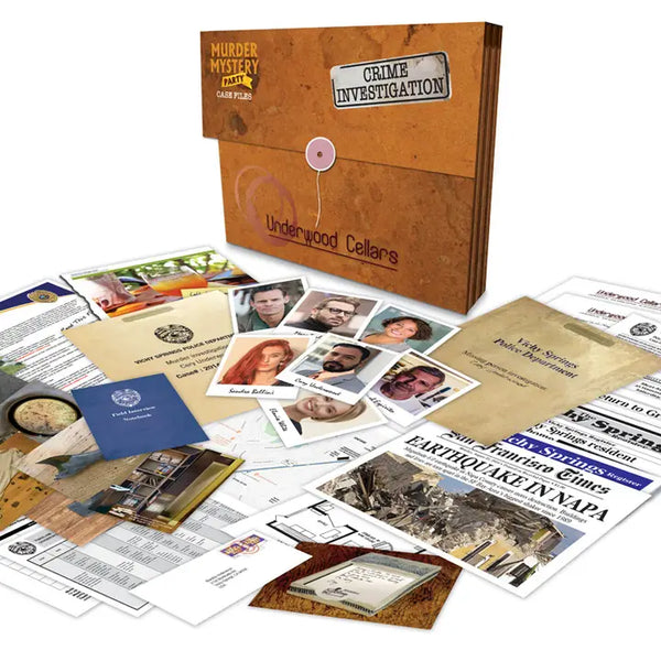 Murder Mystery Case File-Underwood Cellars