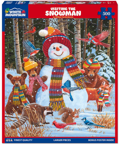 500 Pc Puzzle Visiting the Snowman