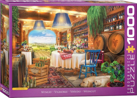 1000 PC Puzzle-Winery