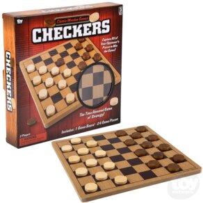 Checkers- Classic Wooden Games