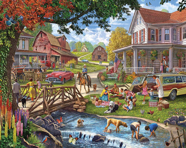 1000 Pc Puzzle - Family Picnic