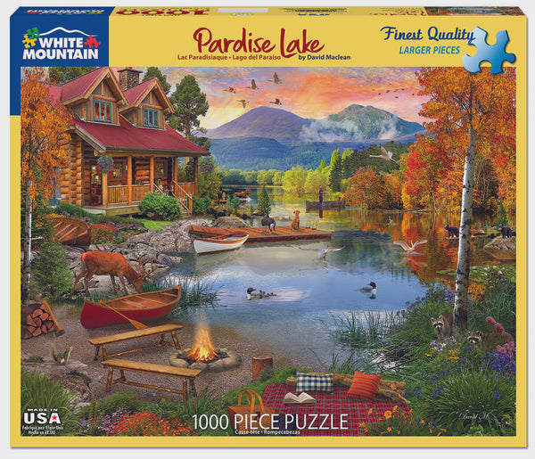 1000 pc Puzzle - Paradise Lake
