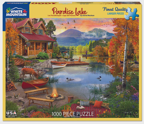 1000 pc Puzzle - Paradise Lake