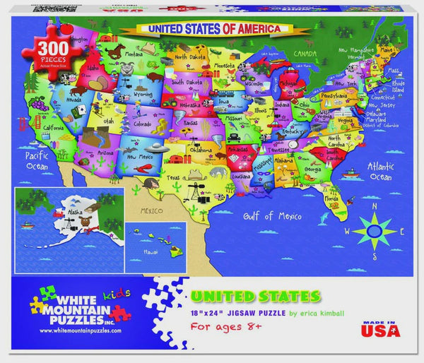 300 pc Puzzle - United States of America