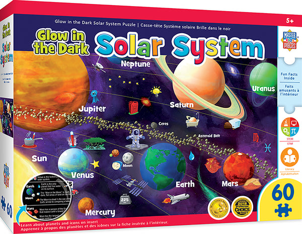 Glow-in-the-dark solar system (kids) - 60 pc