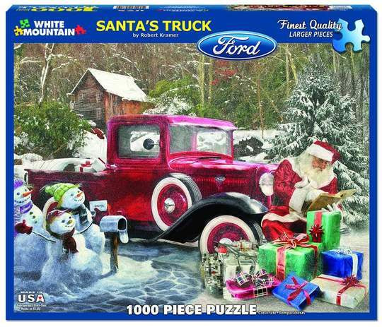 1000 Piece Puzzle - Santa's Truck