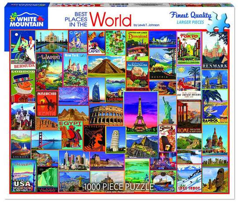 1000 pc Puzzle - Best Places in the World