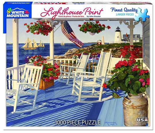 1000 Piece Puzzle - Lighthouse Point