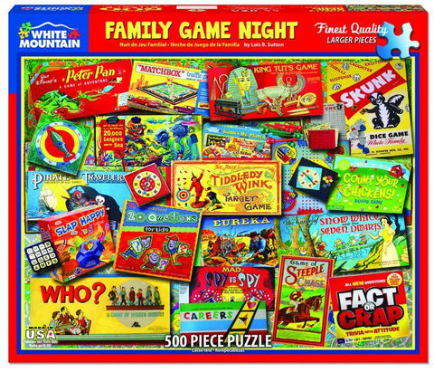 500 Piece Jigsaw Puzzle - Family Game Night