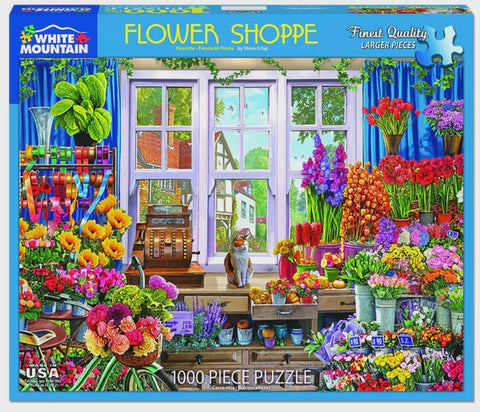 1000 pc Puzzle - Flower Shoppe