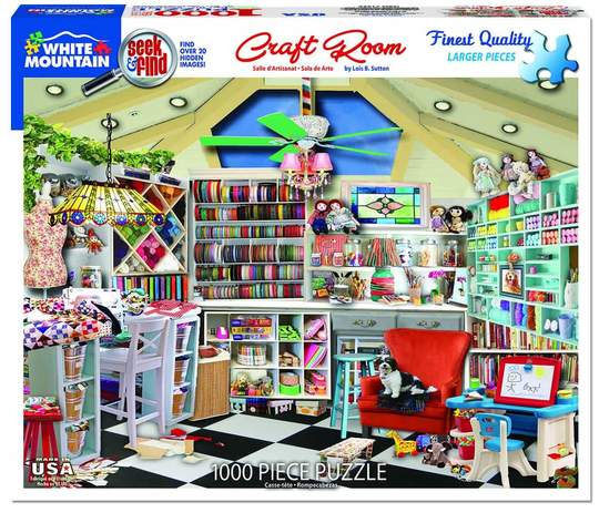 1000 Piece Puzzle - Craft Room