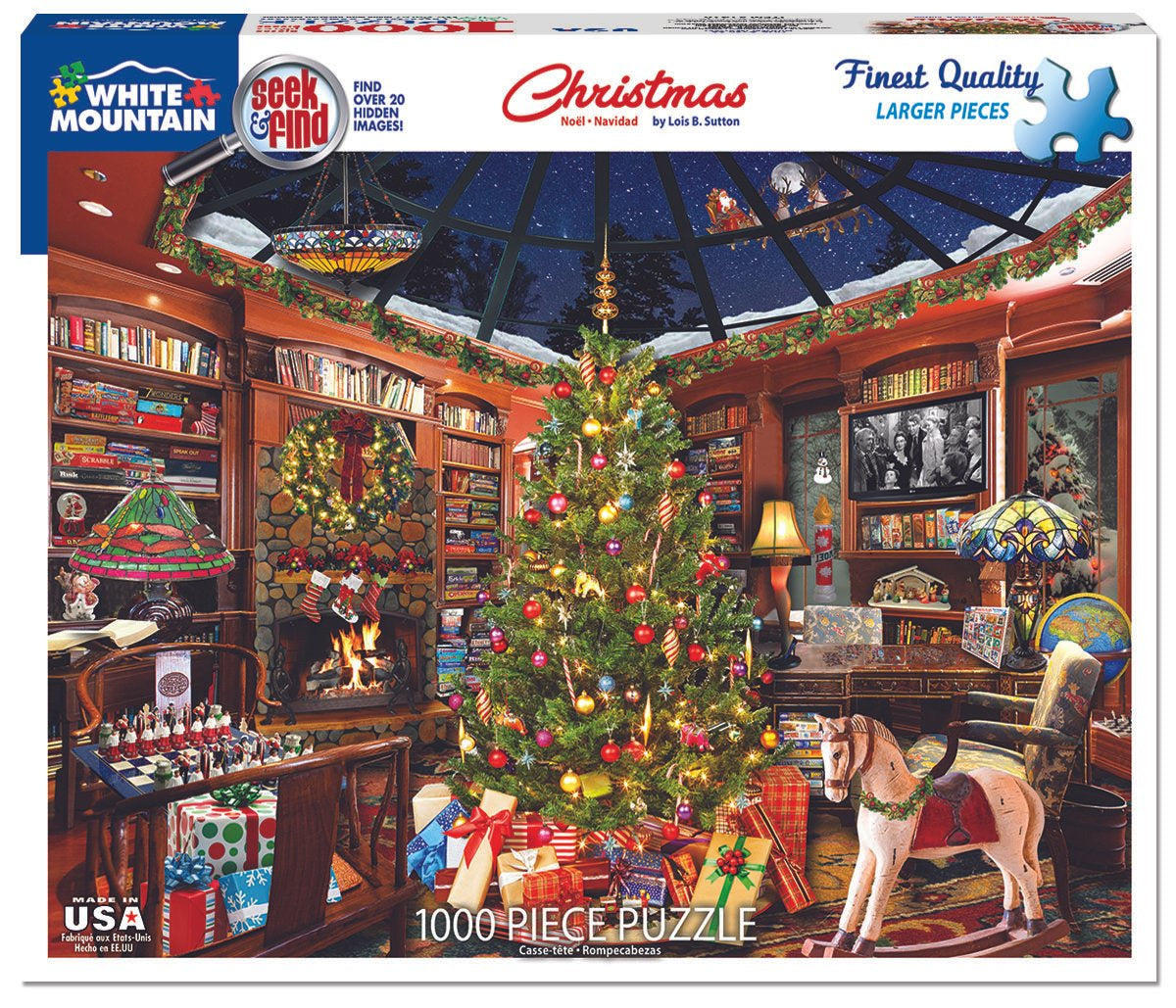 1000 pc Puzzle - Christmas Seek & Find - George & Co.