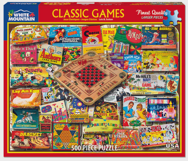 500 pc Puzzle - Classic Games