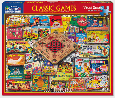500 pc Puzzle - Classic Games