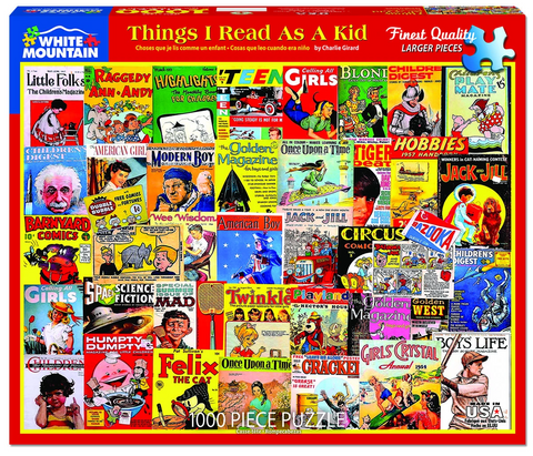 1000 Piece Jigsaw Puzzle - Things I Read as a Kid