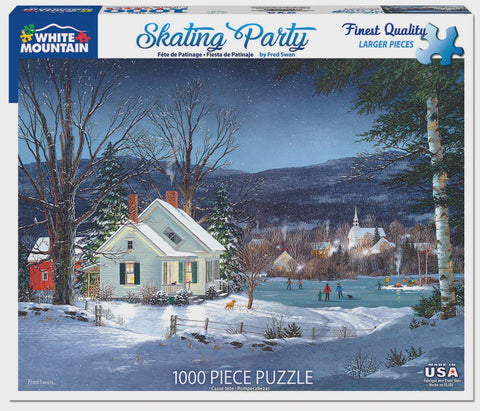 1000 pc Puzzle - Skating Party