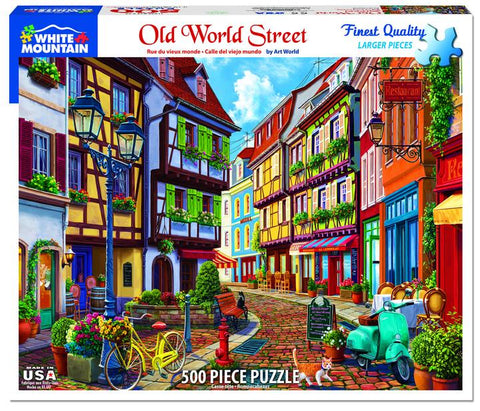 500 Piece Jigsaw Puzzle - Old World Street