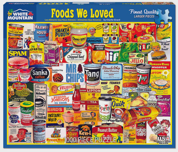1000 pc Puzzle - Foods We Loved