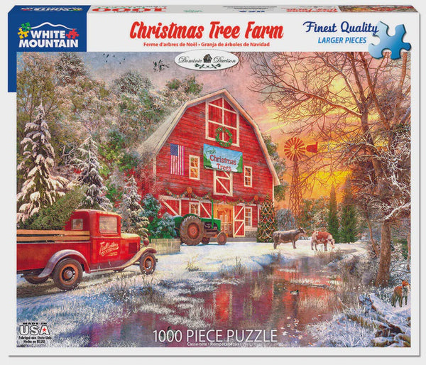 1000 pc Puzzle - Christmas Tree Farm